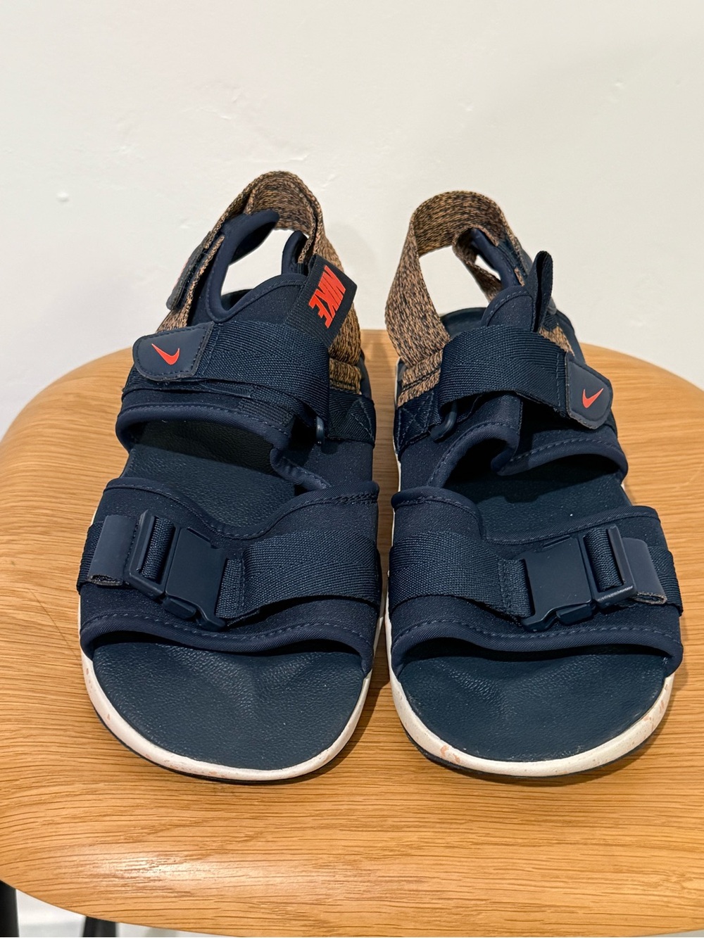 Nike Canyon Sandals Navy Blue Open-Toe Sport Sandals US 8, EUR 41